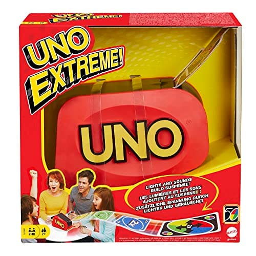 Mattel Games UNO Extreme Card Game with Launcher Ages 7 + , 2-10 players, image 1 of 7