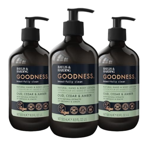 Baylis & Harding Goodness Natural Hand & Body Lotion 500ml 3 pack, image 1 of 8