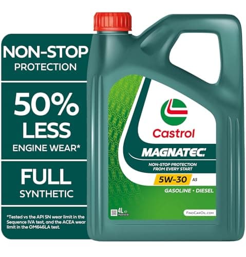Castrol MAGNATEC 5W-30 A5 Full Synthetic Engine Oil, 4L, image 1 of 8
