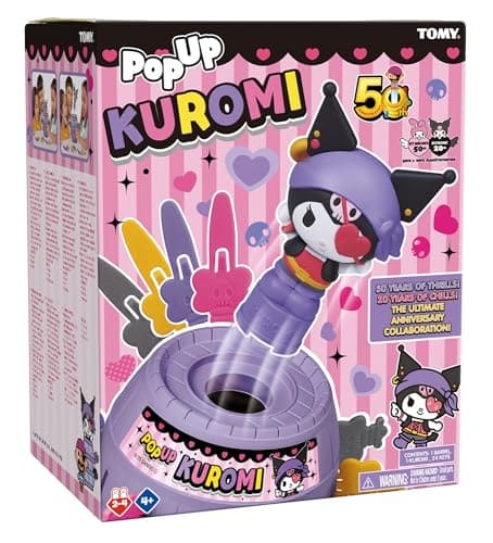 TOMY Pop Up Kuromi Game, Kids Action Board Game, image 1 of 8