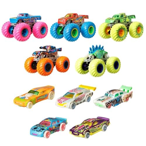 Hot Wheels Toy Monster Trucks Glow-in-the-Dark Collection, image 1 of 6