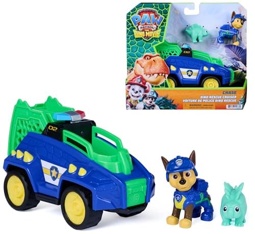 Paw Patrol The Dino Movie Chase Dino Rescue Cruiser Toy Car Vehicle, image 1 of 8