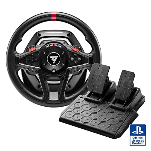 Thrustmaster T128 P Force Feedback Racing Wheel & Pedal Set - PS5 & PC