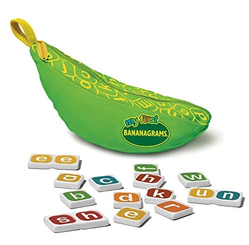 BANANAGRAMS, My First, Word Game, Ages 4+, 2-8 Players, 15 Minutes Playing Time, Multicolor, image 1 of 8
