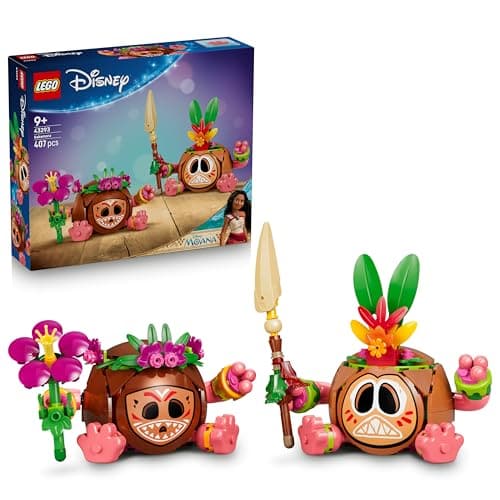 LEGO | Disney Moana Kakamora - Toy incl. 2 Flowerpot Figures w/Artificial Flowers for Kids' Room Decor - Gift for 9+ Year Old Girls & Movie Fans - 43293, image 1 of 8