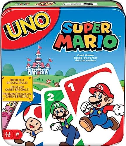 Mattel Games UNO Super Mario Card Game, Ages 7+, Players 2-10, image 1 of 6
