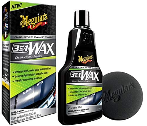 Meguiar's G191016EU 3in1 Car Wax 473ml, Clean Polish Protect, One Step Paint Care, image 1 of 7