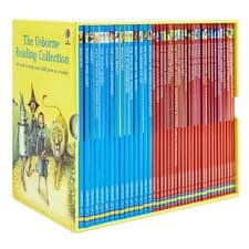 Usborne Reading Library Young Readers 40 Books Box Set (Yellow)
