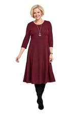 Womens Tweedy Dress and Necklace by Amber