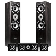 Fenton 5.0 Black Surround Sound Speakers Set - 1150W HiFi Home Cinema System