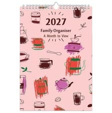 Arpan 2027 A3 Family Organiser Calendar – Large Wall Planner with 5 Columns