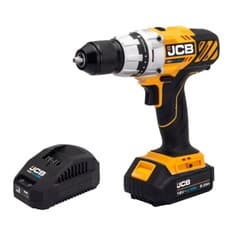 Drill Driver Cordless 18V 45Nm Keyless Variable Speed 2.0Ah Li-ion Battery JCB
