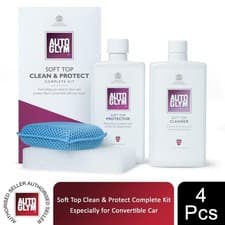 Autoglym Convertible Soft Top Clean & Protect Complete Car Cleaning Kit, 4 Pcs