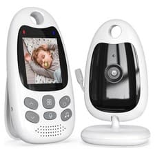 2.0" LCD Baby Monitor with Camera and Night Vision, No WiFi, Two-way Audio, 720P