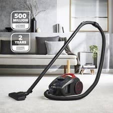 Bagless Cylinder Vacuum Cleaner HEPA 700W Cyclone System 1.5L Carpet Hardfloor