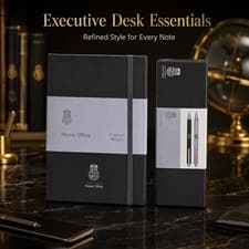 Premium Notebook & Pen Gift Set Hardcover Notepad Home Office Executive Statione