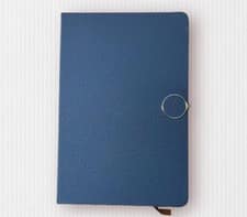A5 Lined Soft Cove Notebook Notepad Ruled Noted Journal Diary Premium Book Blue