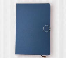 A5 Lined Soft Cove Notebook Notepad Ruled Noted Journal Diary Premium Book Blue