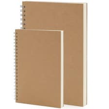 Lined Notebook A5 / A4 Hardback 5mm Squared Notepad Notes Journal Premium Book