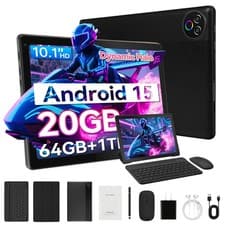 2025 10.1 inch Android 15 Hexa-Core Tablet 32GB 64GB Bluetooth Wifi Touchscreen