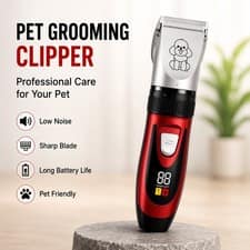 Cordless Pet Dog Cat Grooming Clipper Thick Hair Trimmer Electric Shaver Kit