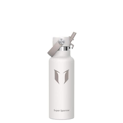 Sparrow Insulated Water Bottle Kids 500ml Metal Drinks Bottle with Straw