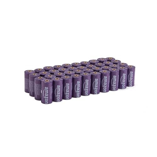 Amazon Basics Dog Poo Bags, Lavender-Scented, 600 Count (40 Rolls of 15)