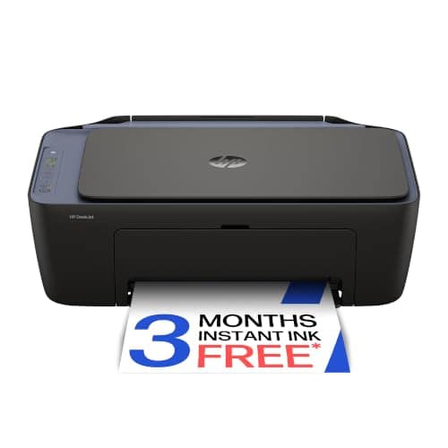 HP DeskJet 2921 All In One Printer | Colour | Wireless | Easy Setup & Reliable Wi-Fi | 3 months free Instant Ink Included | Print, Scan & Copy