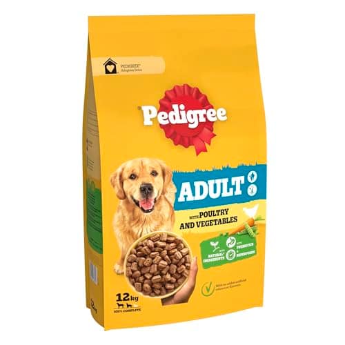 Pedigree Complete Dog Dry Food for Dogs with Poultry and Vegetable 12kg