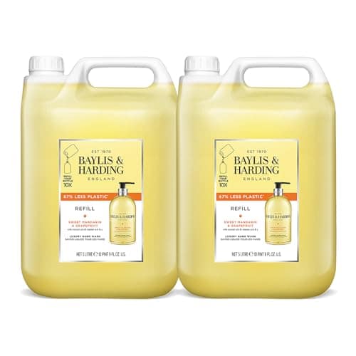 Baylis & Harding Signature Luxury Hand Wash Refill 5L 2 pack