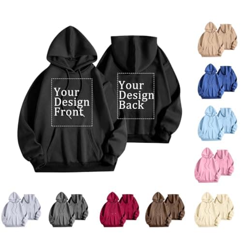 Personalised Women’s Hooded Sweatshirt with Photo and Text