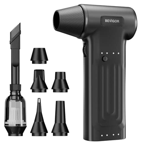 BEVIGOR 130000RPM Air Duster with 10000mAh Power Bank