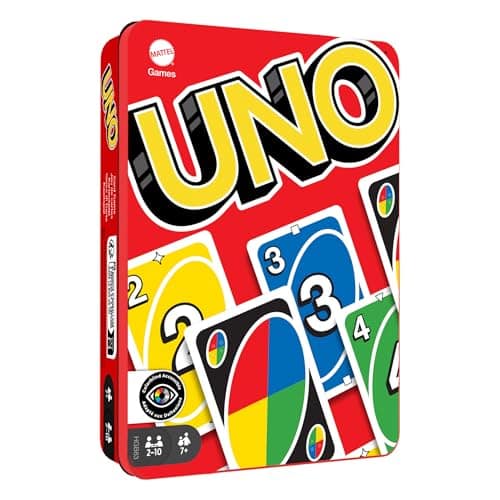 Mattel Games UNO Card Game, Ages 7+, Players 2-10