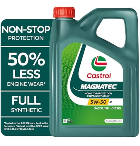 Castrol MAGNATEC 5W-30 A5 Full Synthetic Engine Oil, 4L