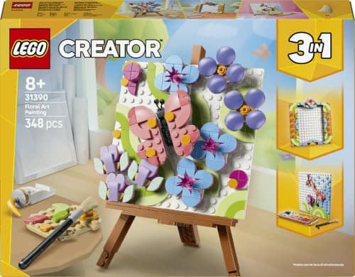 LEGO Creator 3in1 Floral Art Decor Painting 31390