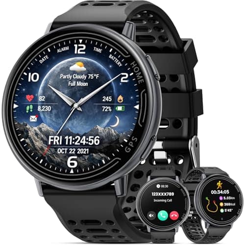 1.39-Inch HD GPS Smart Watch for Men and Women